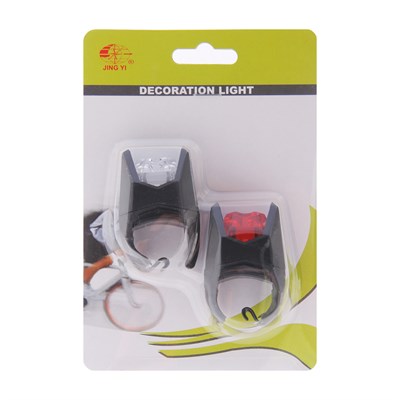 Комплект велосипедных фонарей JY-3005, 1 диода, 3 функции - фото 2033130