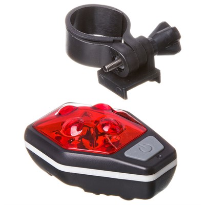 Фонарь велосипедный задний STG TL5437, 4 красных диода по 0,5 ватт - фото 2033135