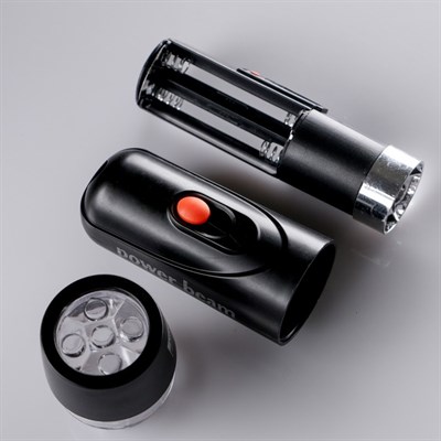 Фонарь велосипедный, 1 Вт, 3 ААА (не в комплекте) 19х15х3 - фото 2033204