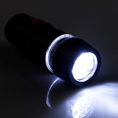 Фонарь велосипедный, 1 Вт, 3 ААА (не в комплекте) 19х15х3 - фото 2033205