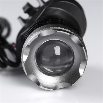 Фонарь велосипедный аккумуляторный, 7 Вт, 7 режимов, 1200 мА, 16х13х7 см - фото 2033229