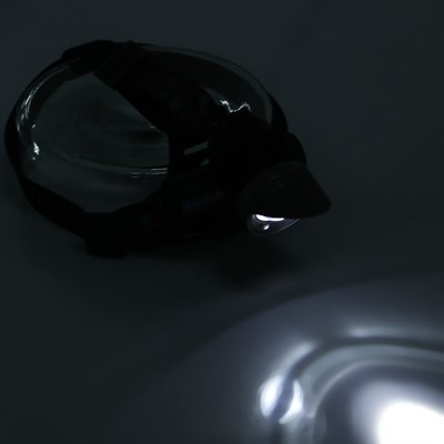 Фонарь велосипедный аккумуляторный, с креплением, 7 Вт, 3 режима, 8.9х9.9х8 см - фото 2033240