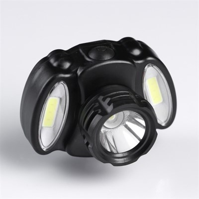 Фонарь велосипедный аккумуляторный, с креплением, 5 Вт, 4 режима, 9х9.8х7 см - фото 2033244