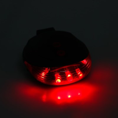 Фонарь-лазер, 4 режима, 2 ААА, 7х3.5х7.5 см - фото 2033251