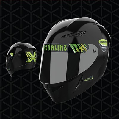 Наклейки на шлем МИКС, 4 вида - фото 2033491