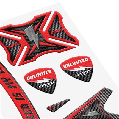 Наклейки на шлем МИКС, 4 вида - фото 2033501