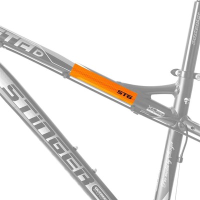 Катафот на велосипед STG 40020-O, наклейки с 3-D отражением - фото 2033505