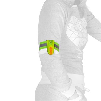 Катафот велосипедиста STG 49011 на липучке, 3 красных диода - фото 2033511