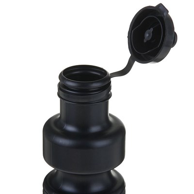 Бутылка 700 мл, велосипедная, чёрная, 7х23 см - фото 2033523