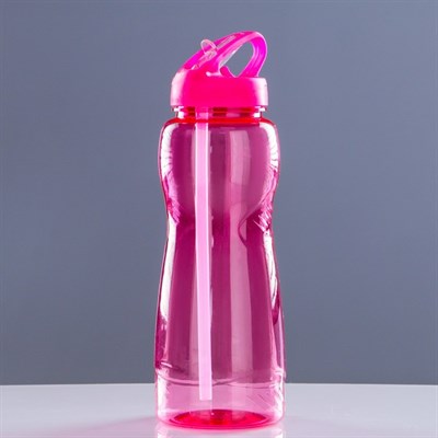 Бутылка для воды 1000 мл, велосипедная, фигурная, микс, 9х26,5см - фото 2033524