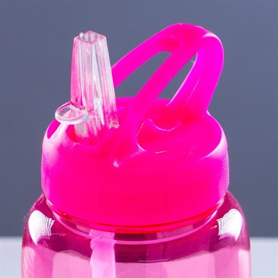 Бутылка для воды 1000 мл, велосипедная, фигурная, микс, 9х26,5см - фото 2033525