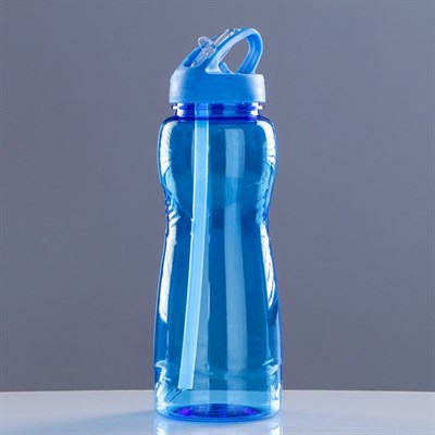 Бутылка для воды 1000 мл, велосипедная, фигурная, микс, 9х26,5см - фото 2033529