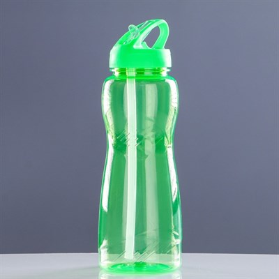 Бутылка для воды 1000 мл, велосипедная, фигурная, микс, 9х26,5см - фото 2033530