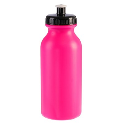 Бутылка для воды 650 мл, велосипедная, с соской, пластик PE, розовая, 7х19.5 см - фото 2033573