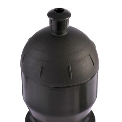 Бутылка для воды 850 мл «Купол», велосипедная, с соской, пластик LDPE, черная, 7х26 см - фото 2033662