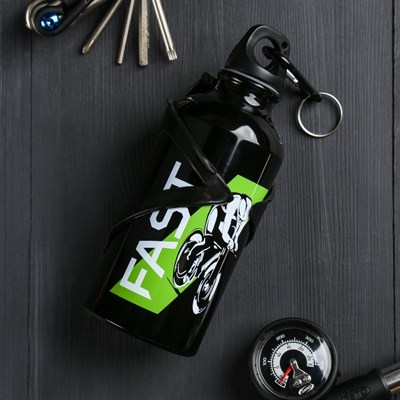 Набор велосипедиста «Fast»: бутылка с держателем 500 мл, светоотражающий жилет, рюкзак - фото 2033746