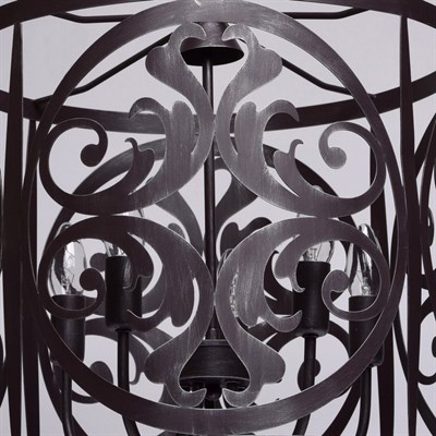 Светильник "Замок" 5x60Вт E14 кофейный 45x45x190см - фото 2033872