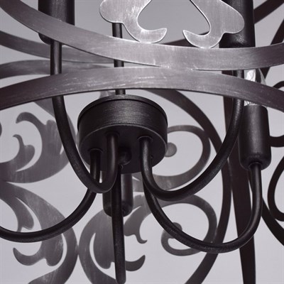 Светильник "Замок" 5x60Вт E14 кофейный 45x45x190см - фото 2033876