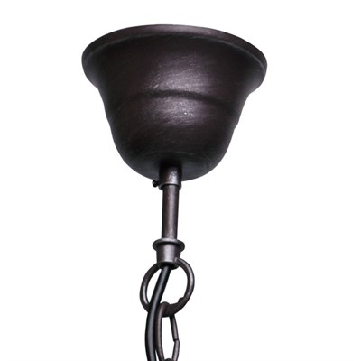 Светильник "Замок" 5x60Вт E14 кофейный 45x45x190см - фото 2033877