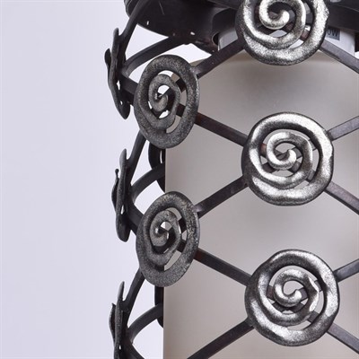 Светильник "Айвенго" 1x40Вт E27 чёрный 17x17x224см - фото 2033940