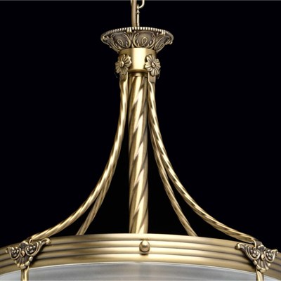 Светильник "Афродита" 4x60Вт Е14 бронза 40x40x110см - фото 2033961