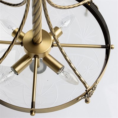 Светильник "Афродита" 4x60Вт Е14 бронза 40x40x110см - фото 2033963