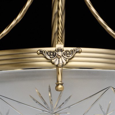 Светильник "Афродита" 4x60Вт Е14 бронза 40x40x110см - фото 2033964