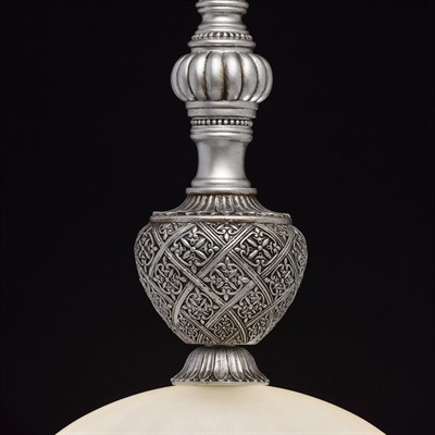 Светильник "Версаче" 1x60Вт E27 серебро 40x40x381см - фото 2033971 Светильник "Версаче" 1x60Вт E27 серебро 40x40x381см - фото 2033971