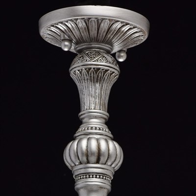 Светильник "Версаче" 1x60Вт E27 серебро 40x40x381см - фото 2033972 Светильник "Версаче" 1x60Вт E27 серебро 40x40x381см - фото 2033972