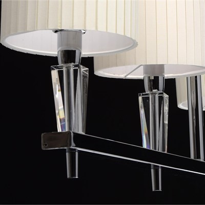 Светильник "Инесса" 4x40Вт E14 хром 99x17x150см - фото 2033995