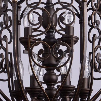 Светильник "Магдалина" 9x60Вт E14 металлический 42x42x315см - фото 2034005