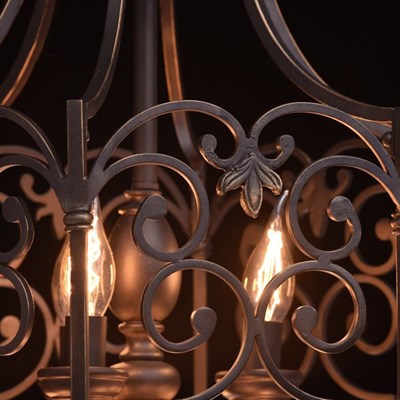 Светильник "Магдалина" 9x60Вт E14 металлический 42x42x315см - фото 2034007