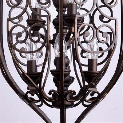 Светильник "Магдалина" 9x60Вт E14 металлический 42x42x315см - фото 2034008