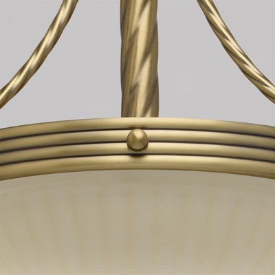 Светильник "Афродита" 3x60Вт Е14 бронза 35x35x87см - фото 2034016