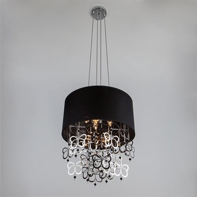 Люстра Papillon 4x40Вт Е14 хром 40x40x120см - фото 2034054