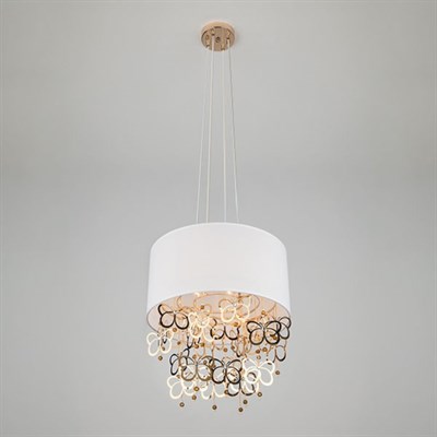 Люстра Papillon 4x40Вт Е14 золото 40x40x120см - фото 2034057