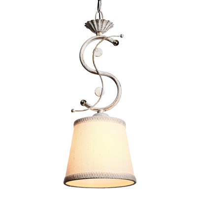 Люстра 14635-67086/1  E27 40W белый/золото 17х17х45см - фото 2034065