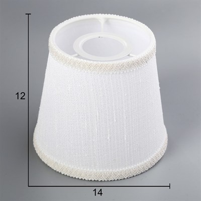 Люстра 14635-67086/1  E27 40W белый/золото 17х17х45см - фото 2034068