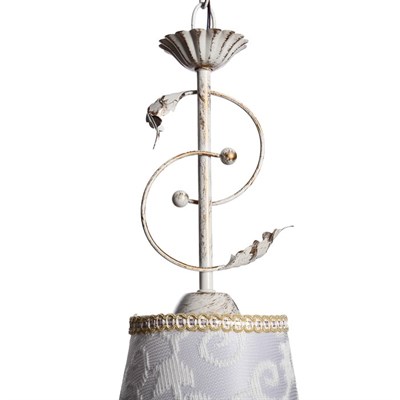 Люстра 14635-67089/1 E27 40W белый 17х17х45см - фото 2034072