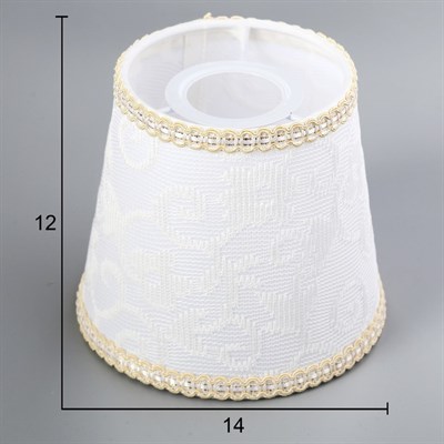 Люстра 14635-67089/1 E27 40W белый 17х17х45см - фото 2034073