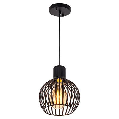 Светильник 72115/1 E27 40Вт черный 20x20x90 см - фото 2034097