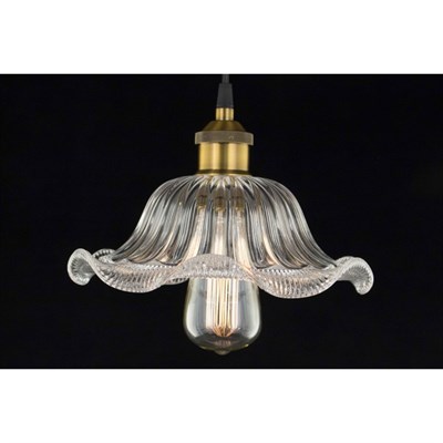 Подвес CL450105 "Эдисон" 1x75W E27 бронза 25x25x15 см - фото 2034198