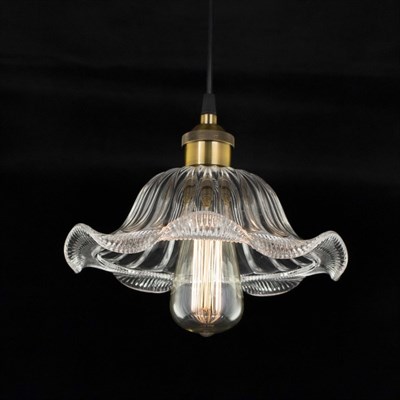 Подвес CL450105 "Эдисон" 1x75W E27 бронза 25x25x15 см - фото 2034199