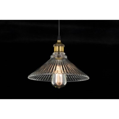 Подвес CL450106 "Эдисон" 1x75W E27 бронза 25x25x21 см - фото 2034203