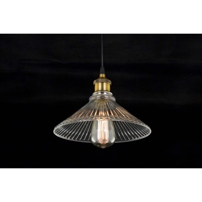 Подвес CL450106 "Эдисон" 1x75W E27 бронза 25x25x21 см - фото 2034204