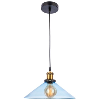 Светильник потолочный "Ливадия" 1 лампа, синий - фото 2034221