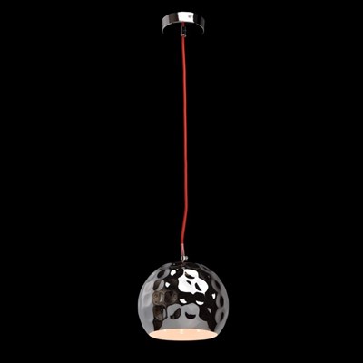 Люстра подвес "Котбус" 1x5W E27 хром 20x20x380см - фото 2034246