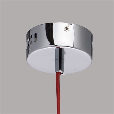 Люстра подвес "Котбус" 1x5W E27 хром 20x20x380см - фото 2034251