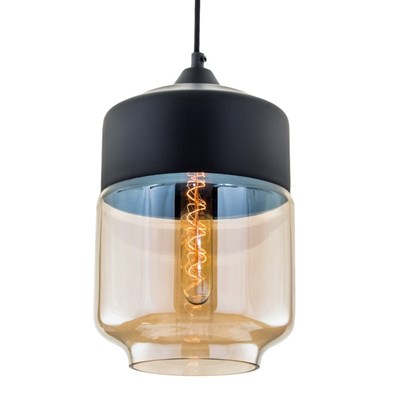 Светильник "Максвелл" 1x75Вт E27 черный 23x23x39см - фото 2034309