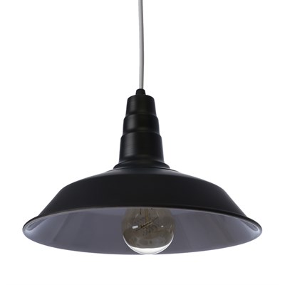 Светильник подвесной "Люк" черный 1х40Вт Е27 27х27х19см - фото 2034335